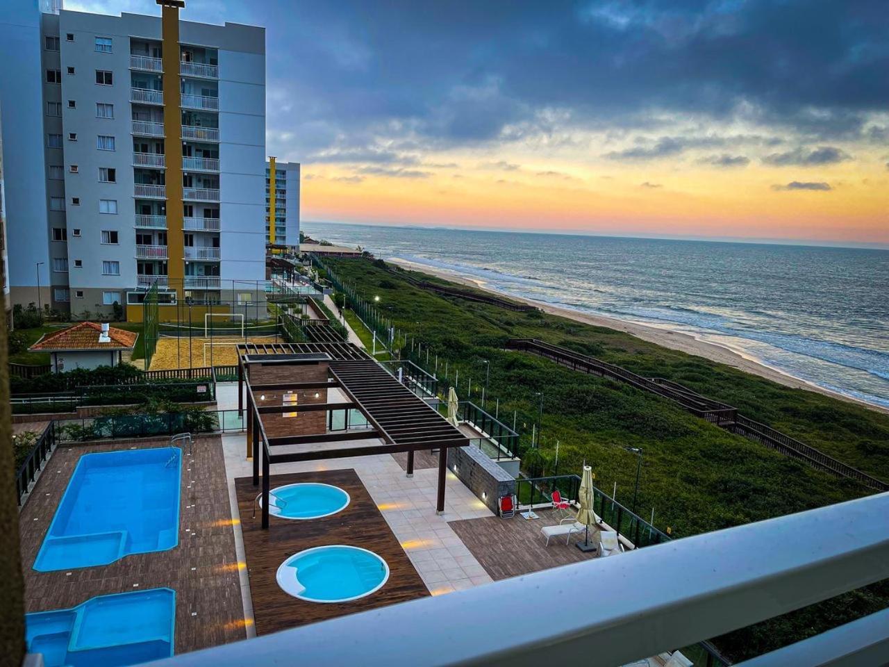 Resort Apto Frente Mar Barra Velha  Bagian luar foto