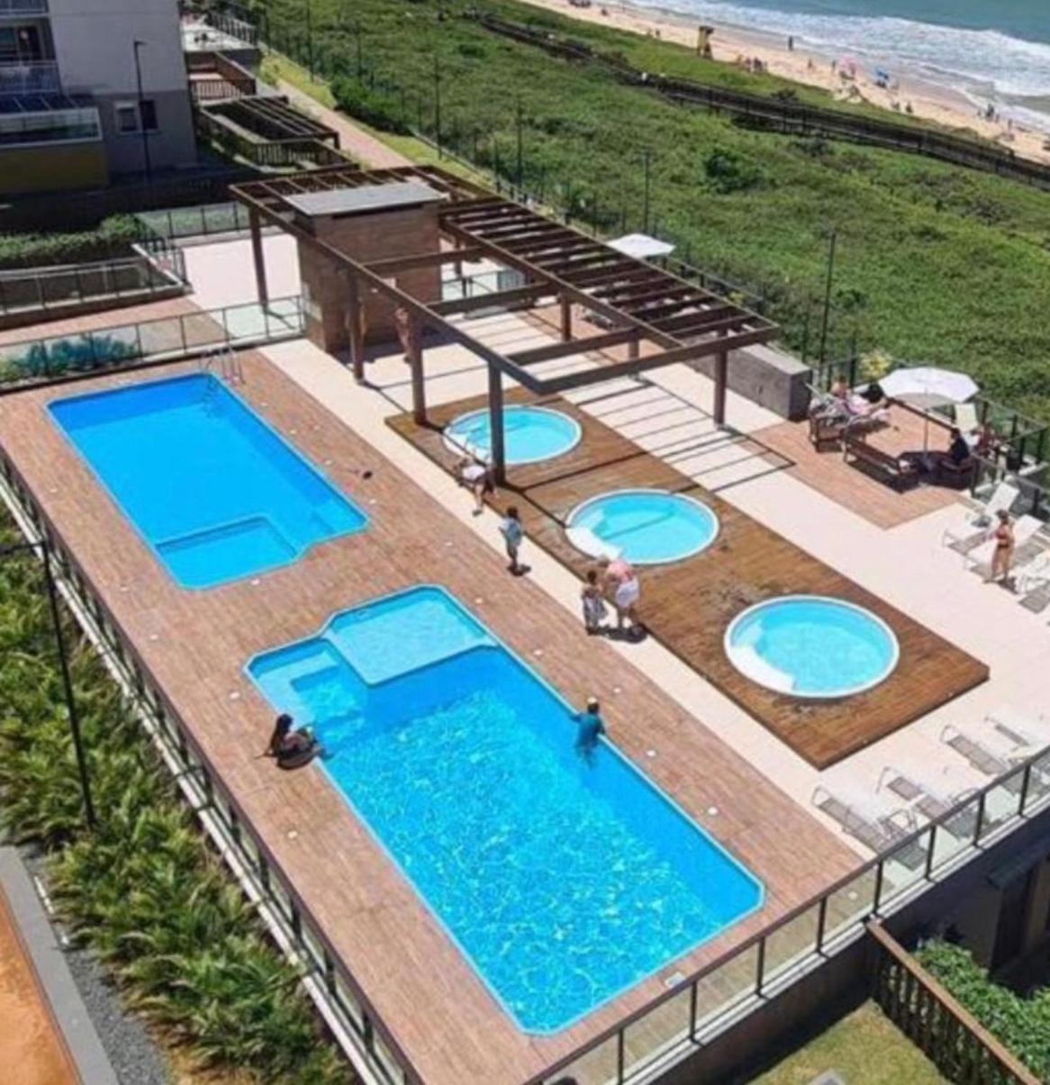 Resort Apto Frente Mar Barra Velha  Bagian luar foto
