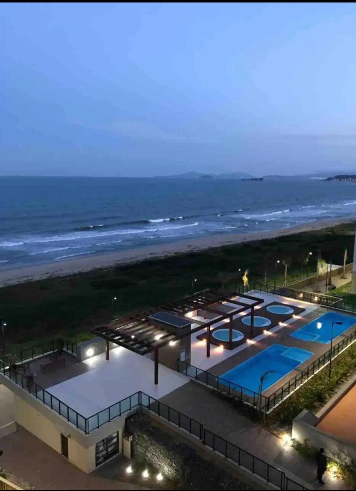 Resort Apto Frente Mar Barra Velha  Bagian luar foto
